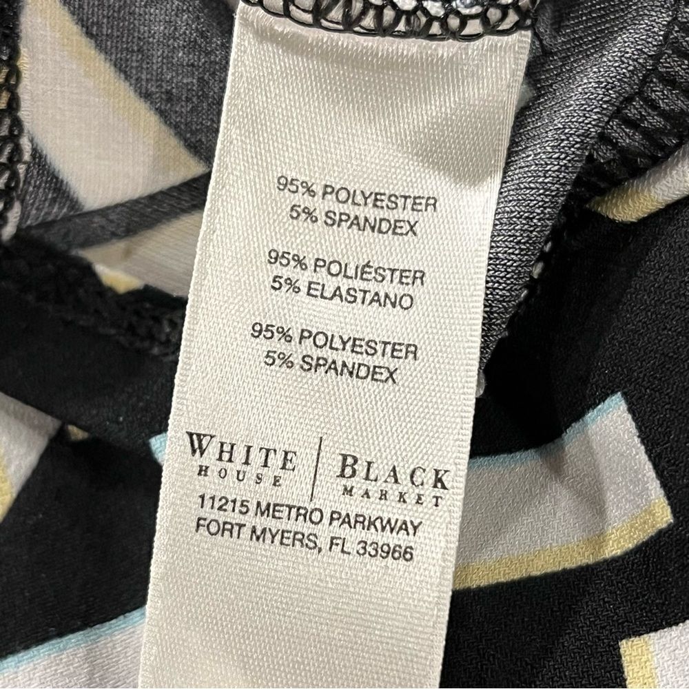 WHBM geometrical print halter sleeveless blouse / top - Picture 7 of 13